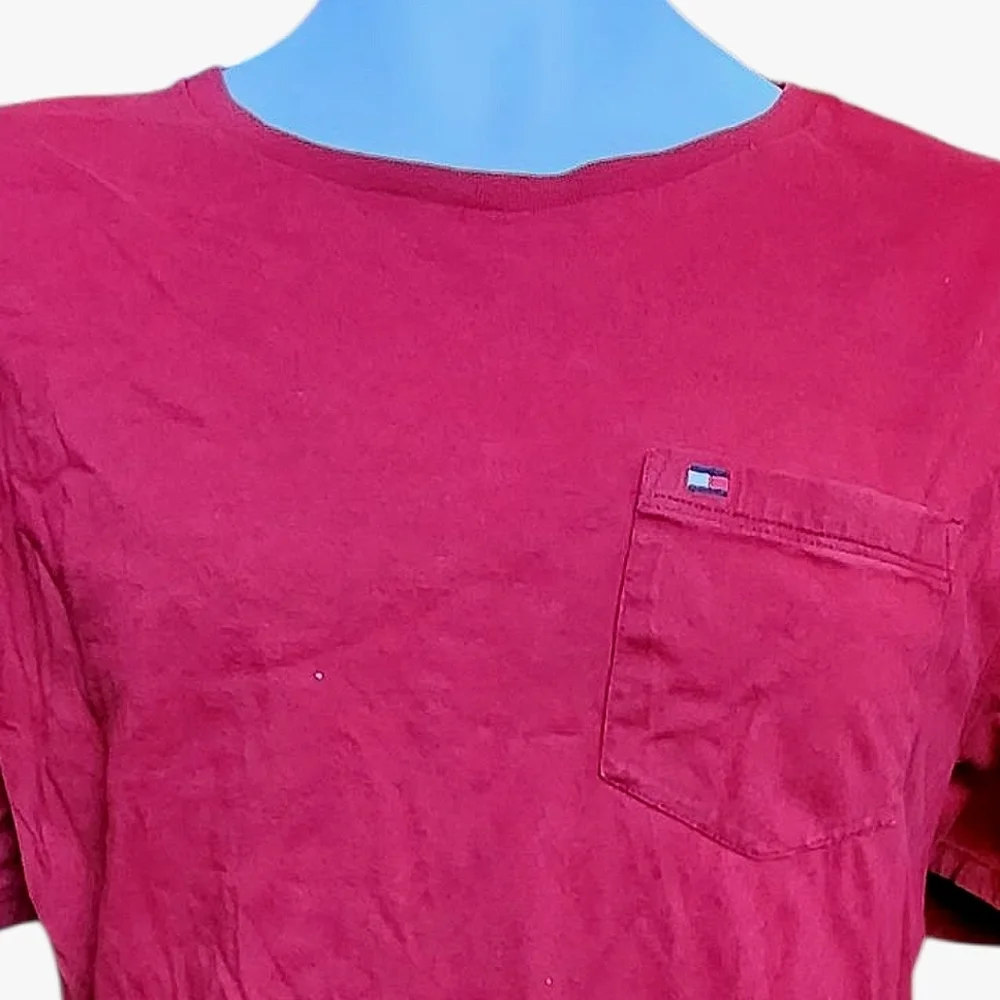 Men's Tommy Hilfigure Red T-Shirt Size XL